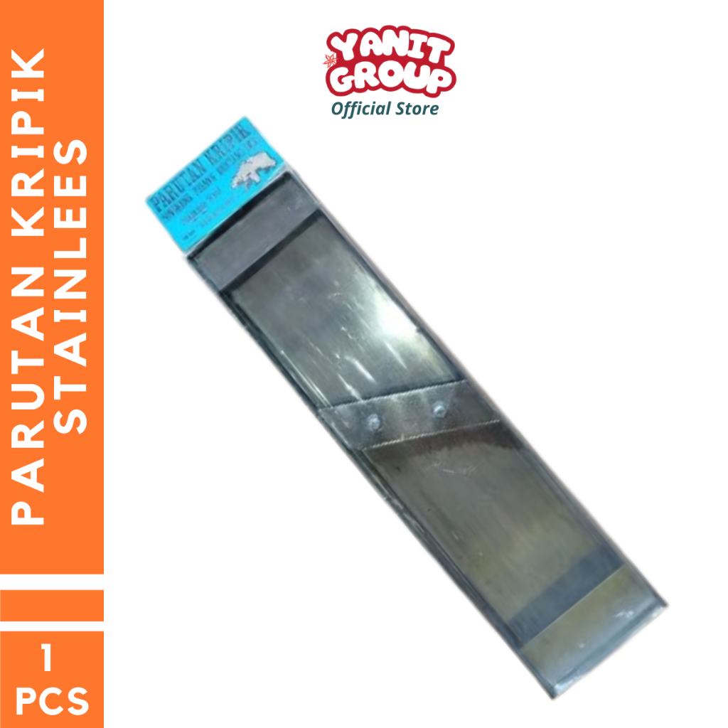 Parutan Keripik Serbaguna Stainless Tebal Alat Iris Singkong Kentang Pisang Manual Dapur UMKM