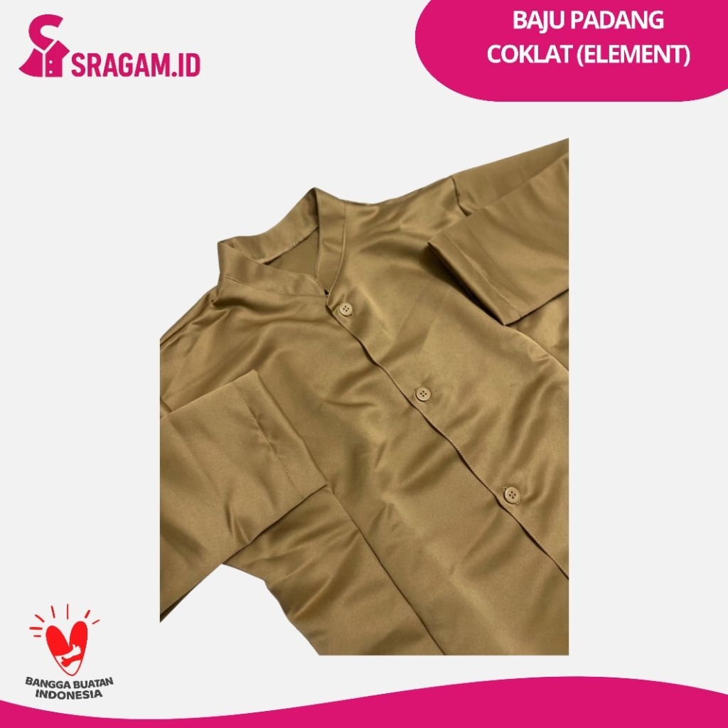 SRAGAM | Seragam Sekolah Baju Padang Coklat Baju Kurung Element SD SMP SMA
