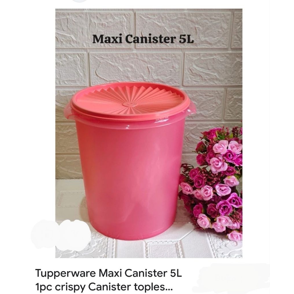 Tupperware  Canister 5,5 liter.(Tempat krupuk)