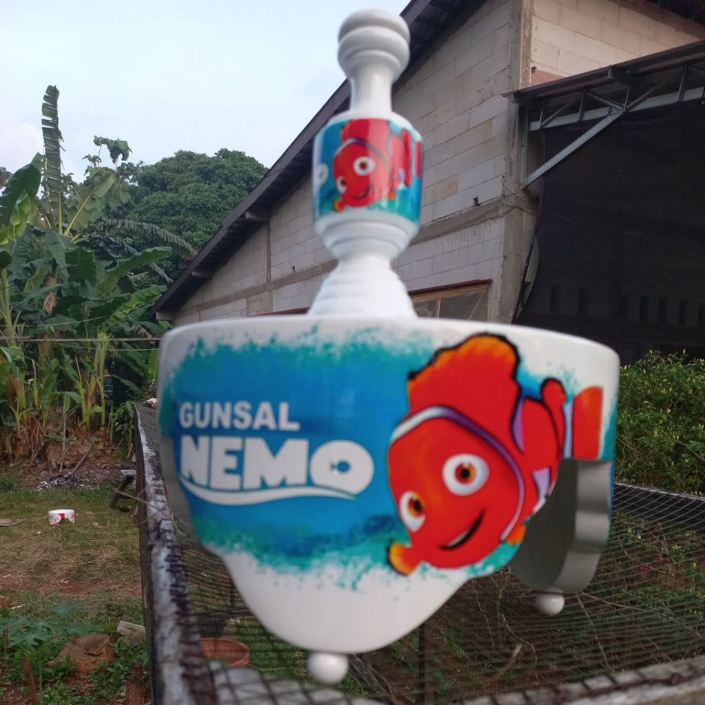tebok pleci water decal