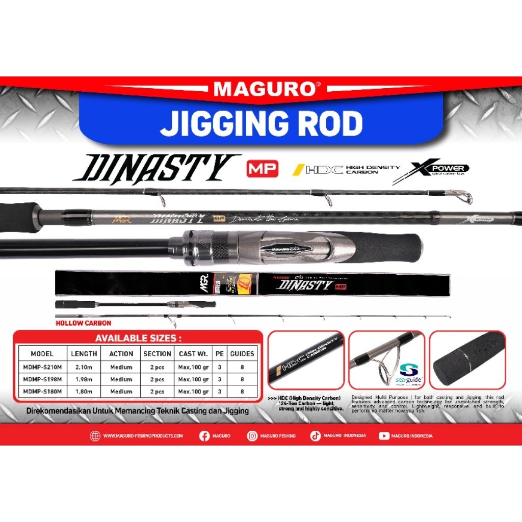 Joran Jigging/Casting Spinning Maguro Dinasty MP