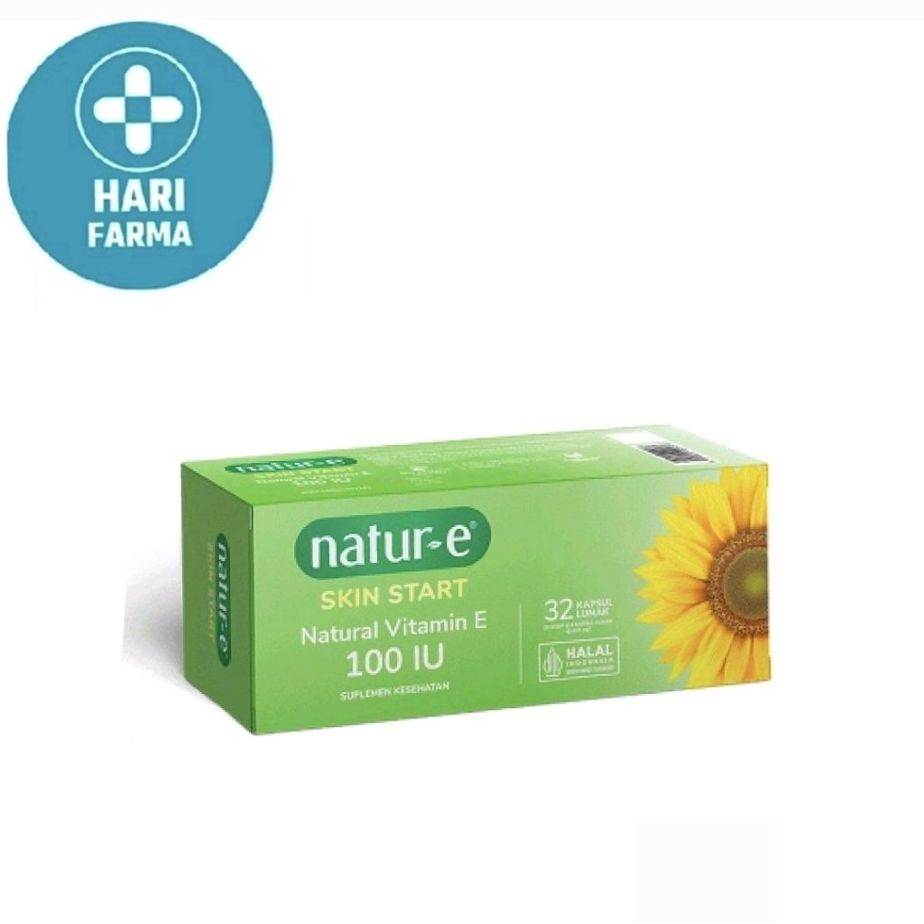 NATUR-E  100 IU  1 BOX ISI 32 KAPSUL WARNA HIJAU