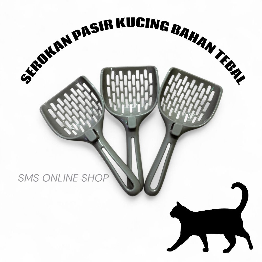SEROKAN PASIR KUCING BAHAN TEBAL