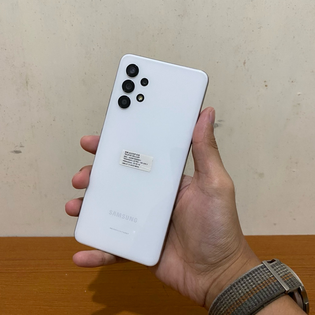 Preloved Samsung A32 4G RAM 6GB ROM 128GB 6/128 WARNA PUTIH Bekas Pemakaian Customer Service CS Toko