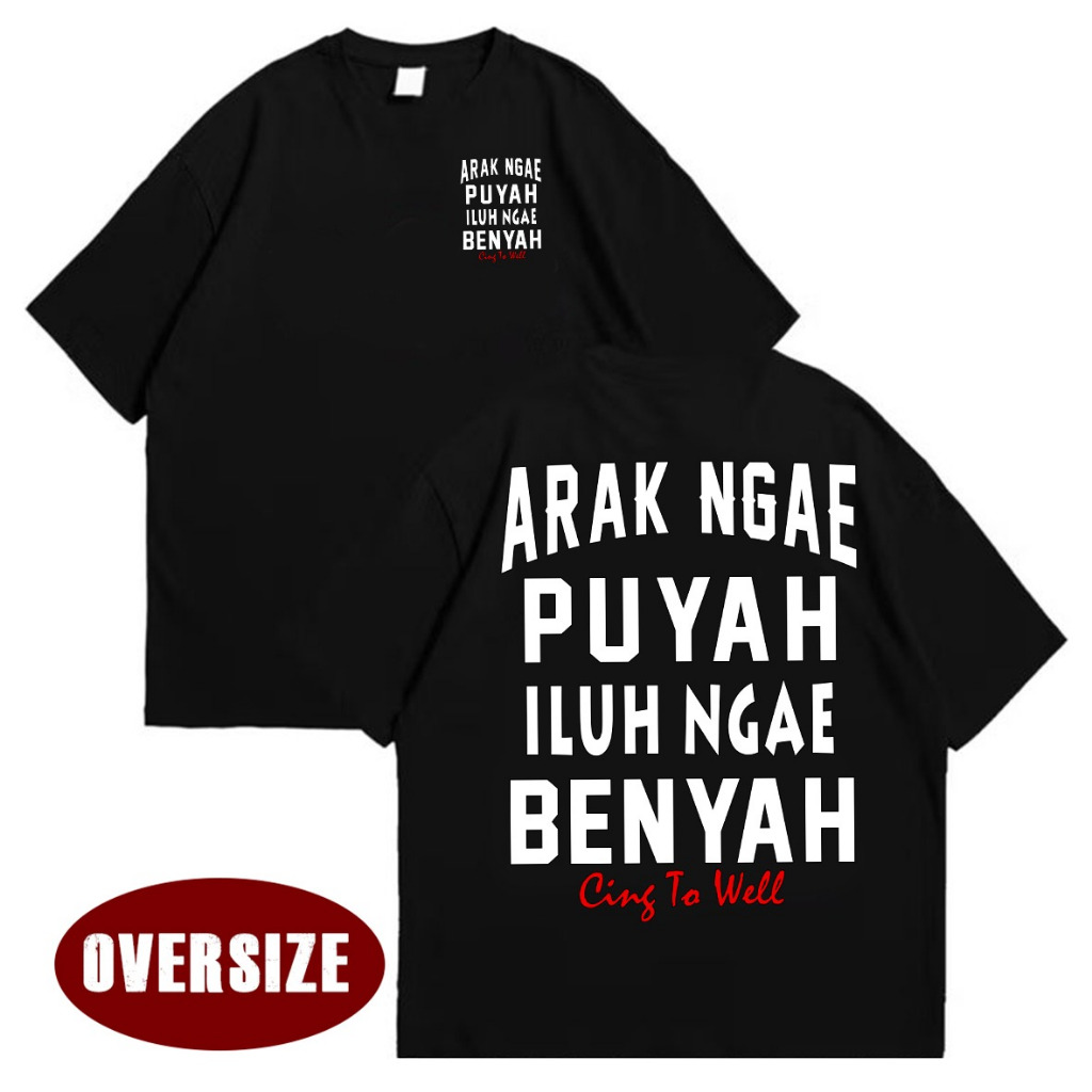 BAJU 20 ARAK NGAE PUNYAH |BAJU SEMETON BALI I PREMIUM QUALITY