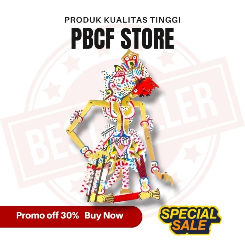 PBCF STORE WAYANG kertas BOLODEWO BALADEWA BAHAN KERTAS DUPLEK TEBAL DOBEL