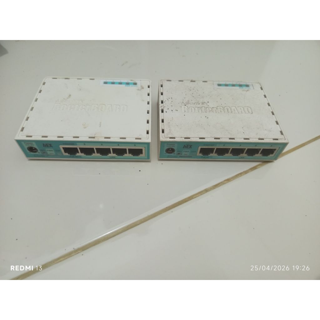 Mikrotik RB750GR3 Router - Bekas Pake, Masih Sehat 100%, Dijual Karena Upgrade