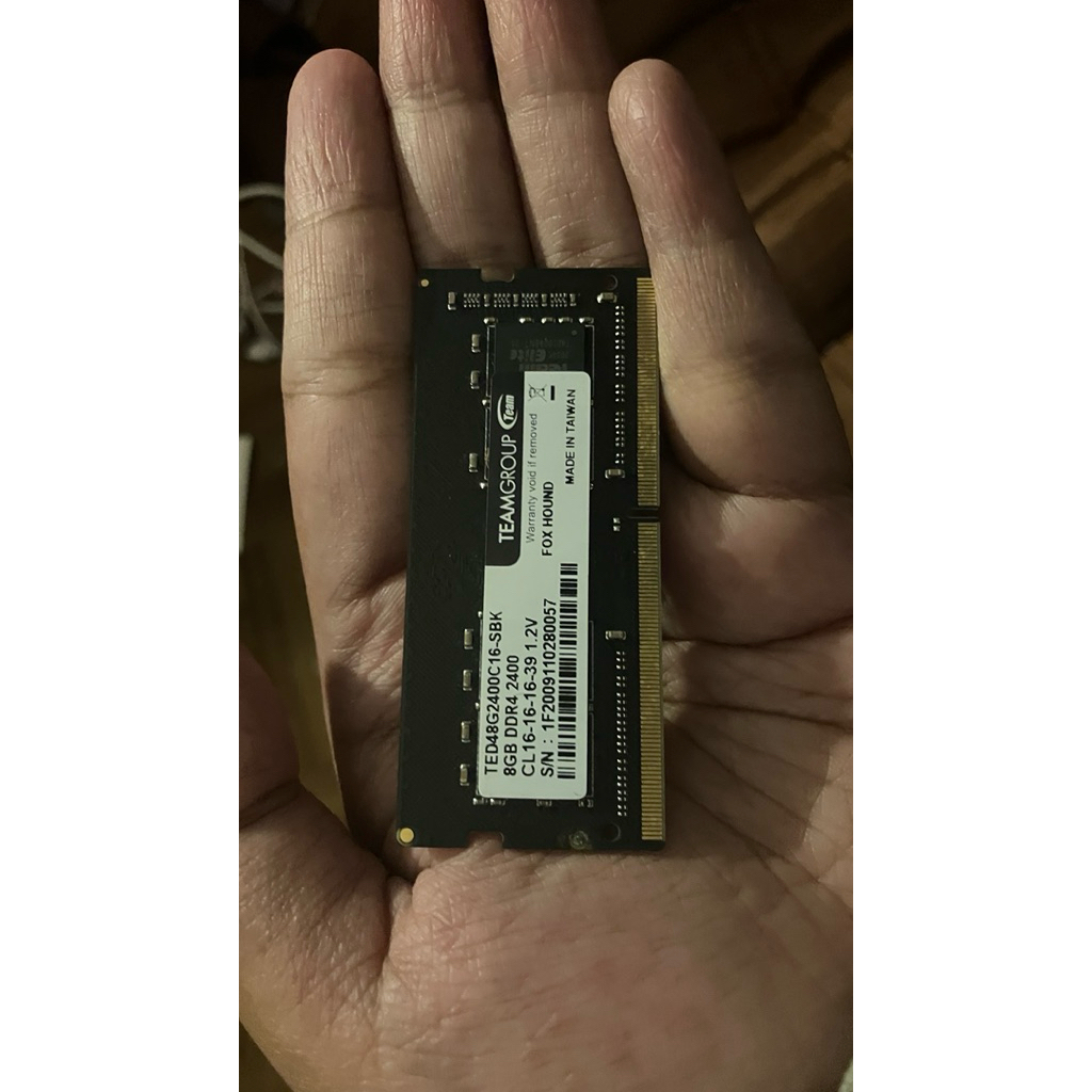 RAM TEAM ELITE DDR 4 2400mhz 8GB