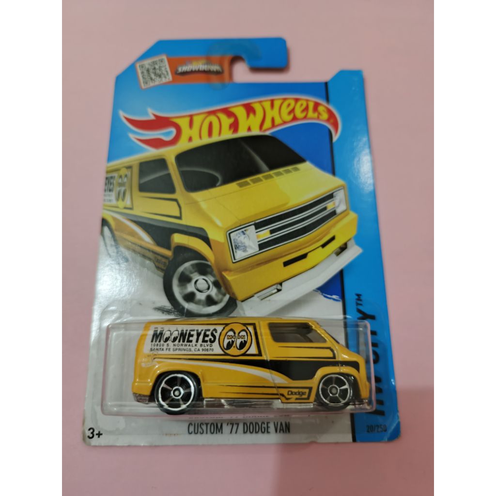 HOTWHEELS CUSTOM 77 DODGE VAN MOONEYES