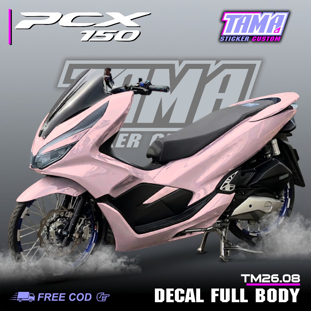 Terbaru COD Sticker Decal Full Body Motor Honda Pcx 150 Abs Cbs Tahun 2017 2018 2019 2020 2021 Stick