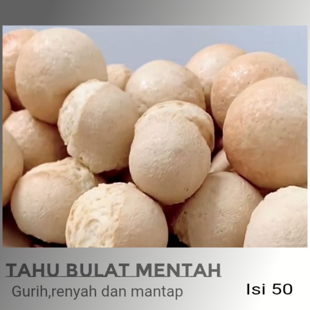 sotong tahu bulat mentah isi 50 /khusus pulau jawa