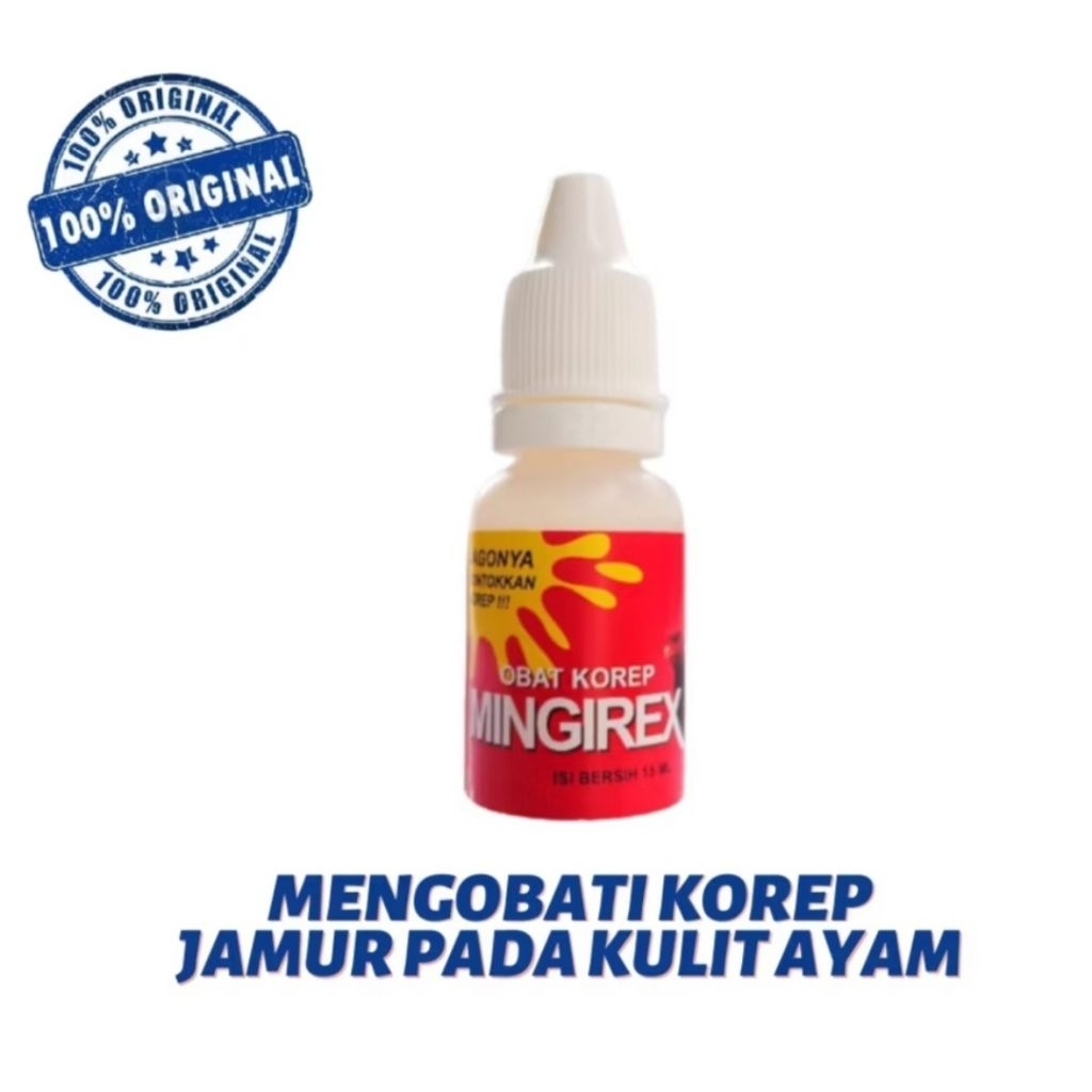 Obat Korep Ayam Mingirex - Merontokkan Korep Kurap pada Ayam Bebek Unggas