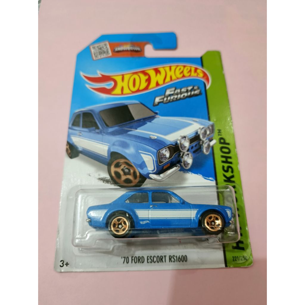 HOTWHEELS FAST & FURIOUS 70 FORD ESCORT RS1600