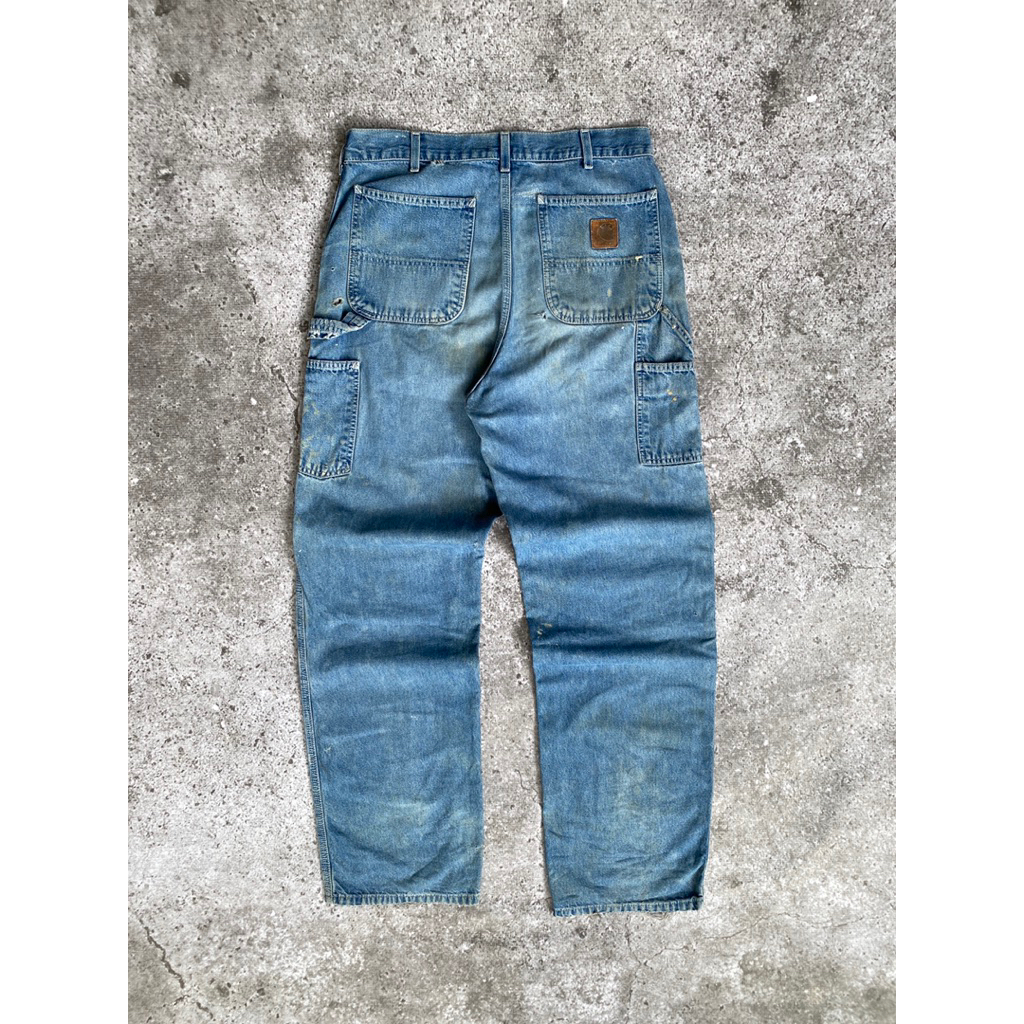 Vintage Carhartt Carpenter Denim Loose Fit Pants - B13 DST