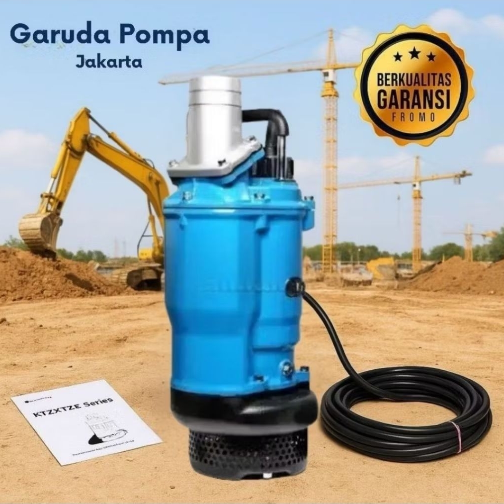 Tsurumi Pump KTZ45.5 380v pompa celup air kotor