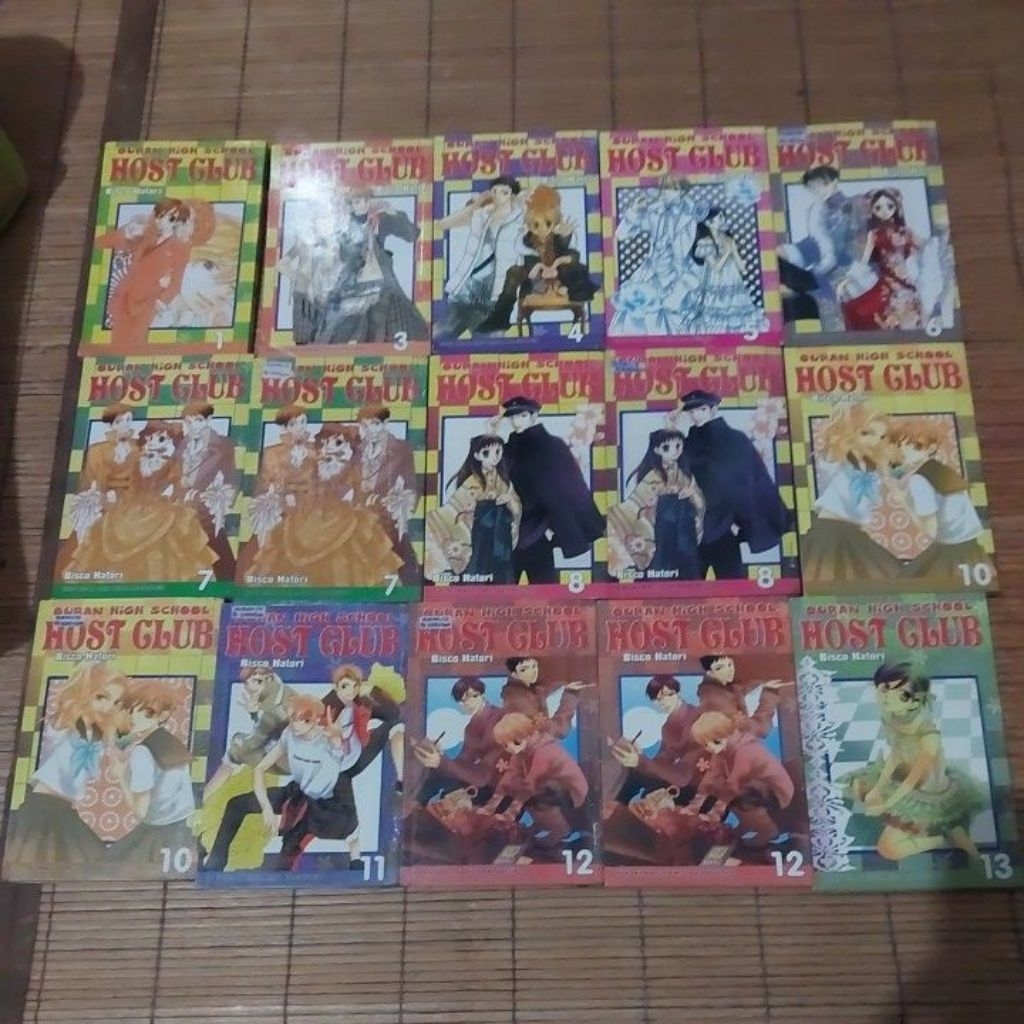 [Cabutan] Komik Ouran High School Host Club Vol 1-13 (Mix Kolpri dan Exrent)