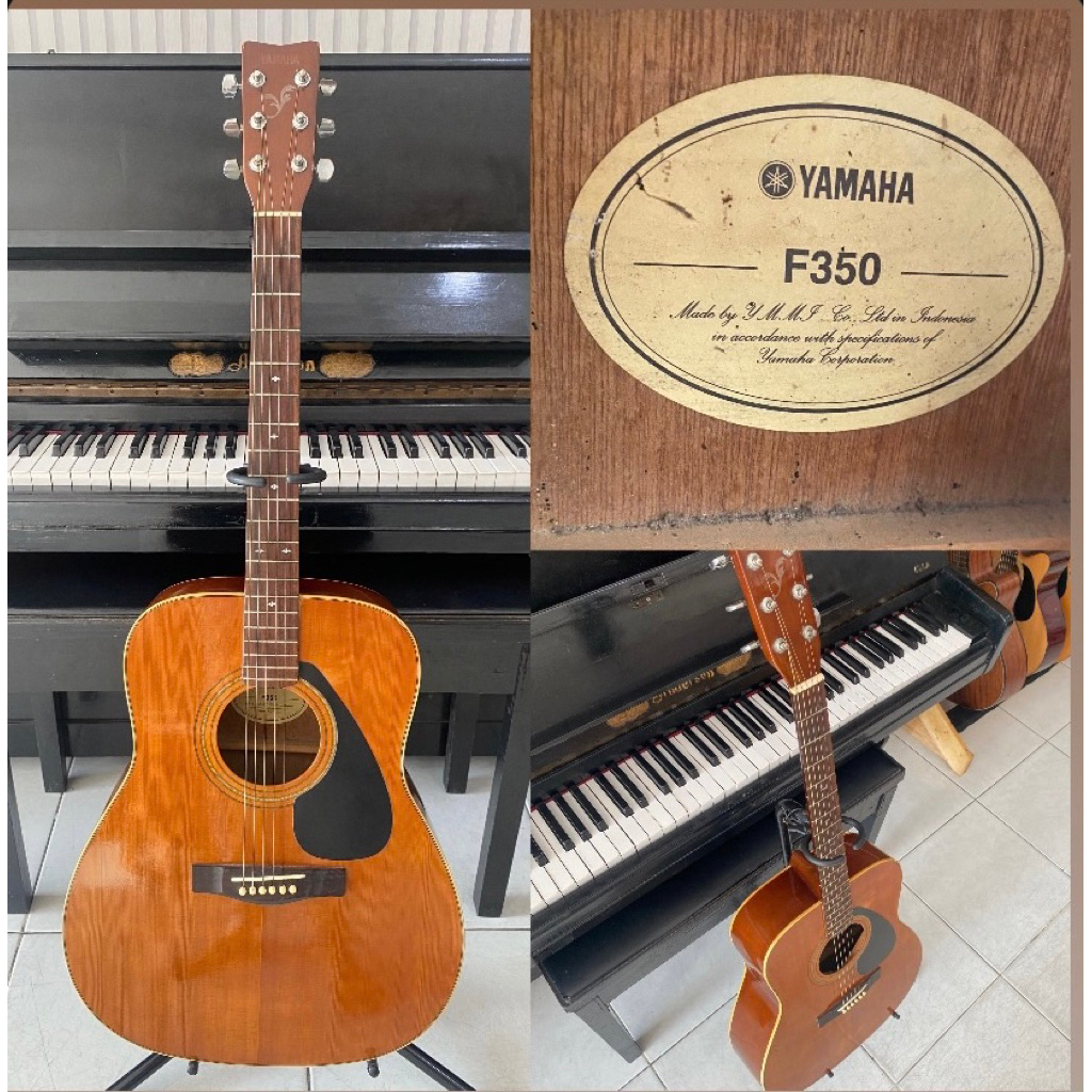 GITAR AKUSTIK SECOND ORIGINAL YAMAHA F350 LANGKA
