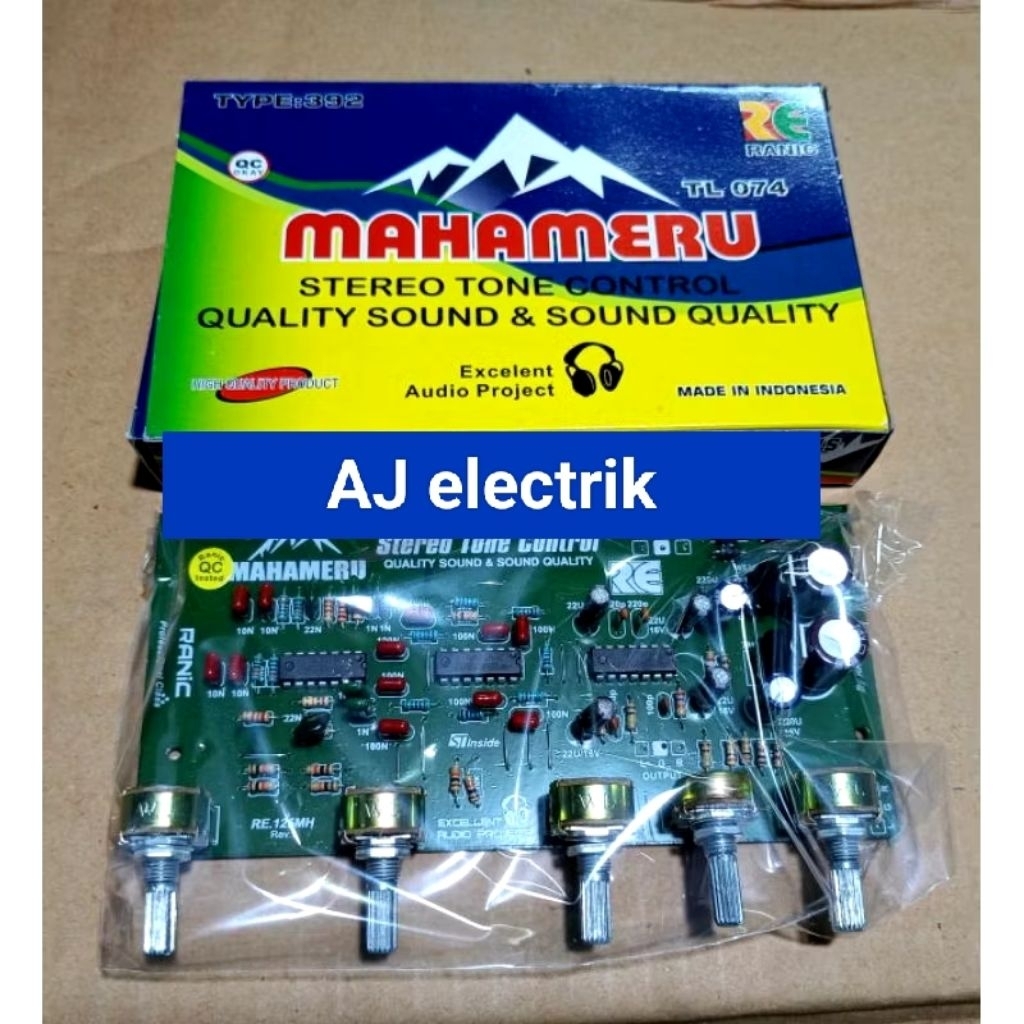 KIT Tone Control Stereo Mahameru 3 x LM.324