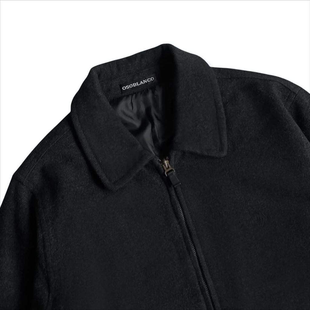 work jacket OSOBLANCO zipper wool