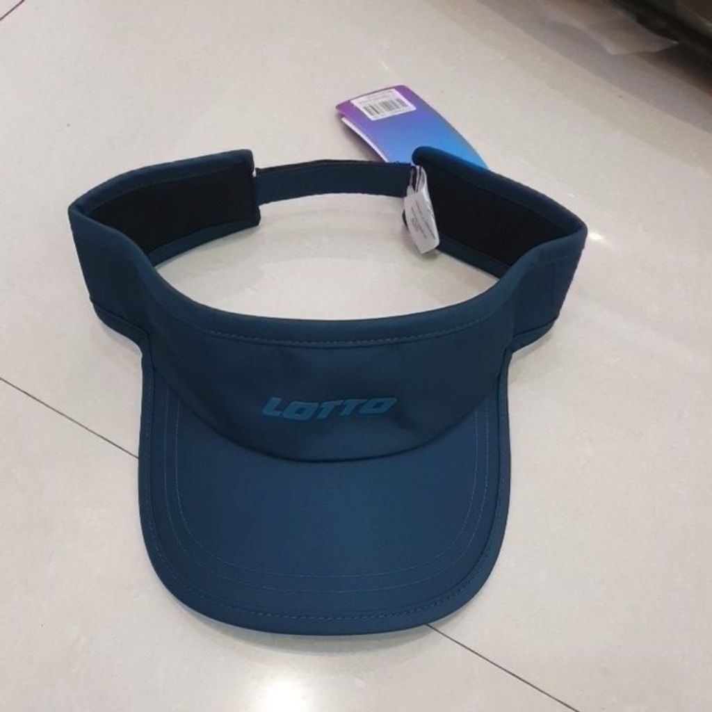 Topi lotto crema visor blue