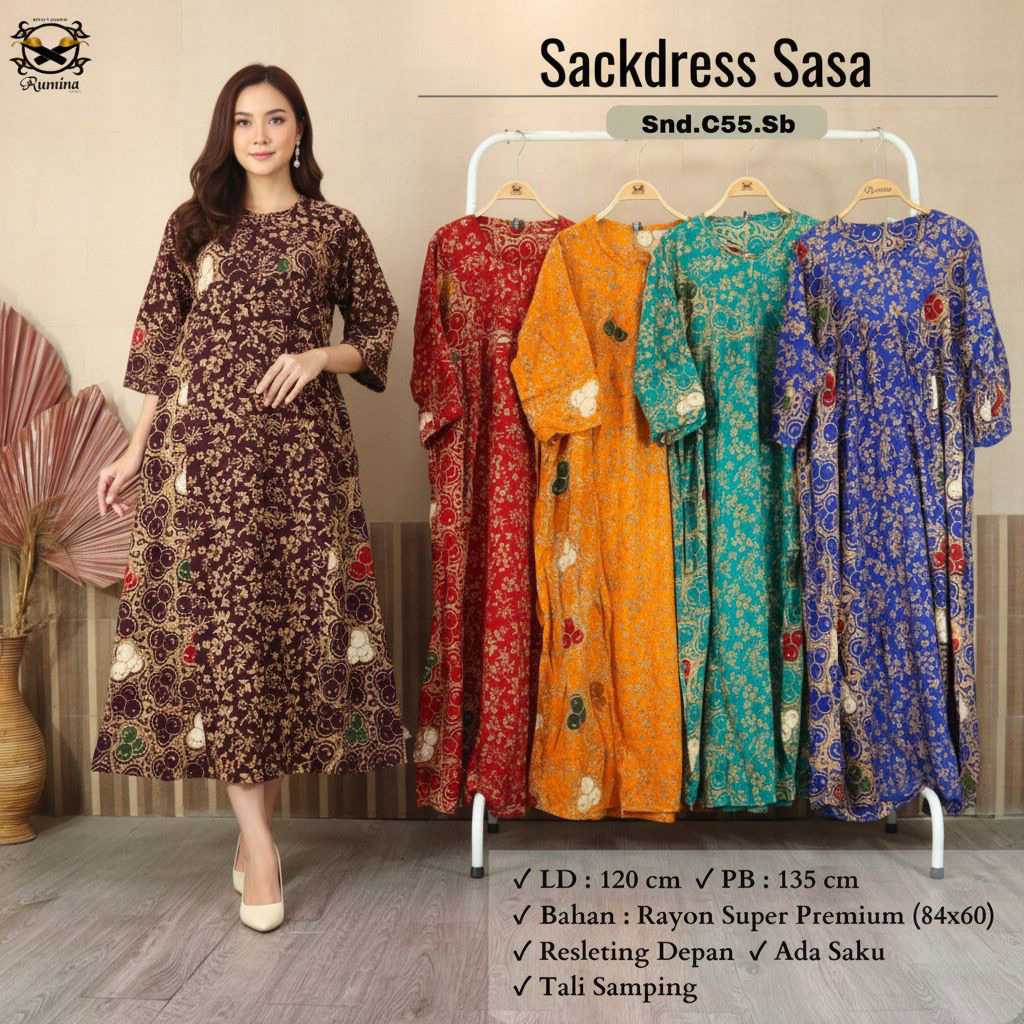 Sackdres SASA by Rumina batik