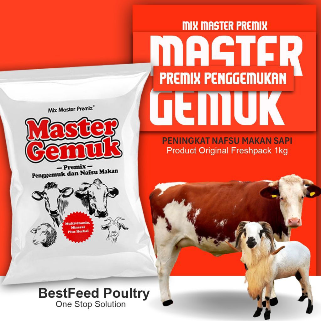 Mix Master Premik || Master Gemuk || Premik Penggemukan Sapi dan Kambing