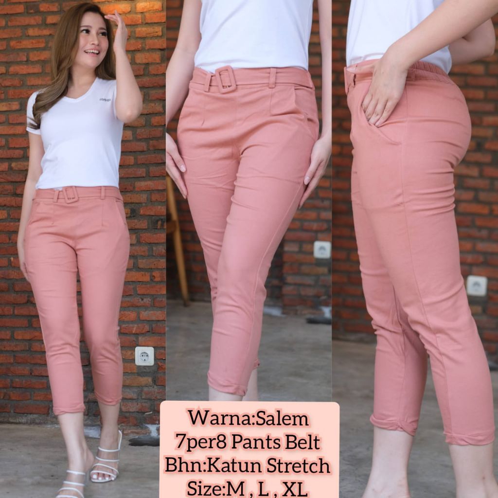 Celana Wanita 7/8 Pants Bahan Katun