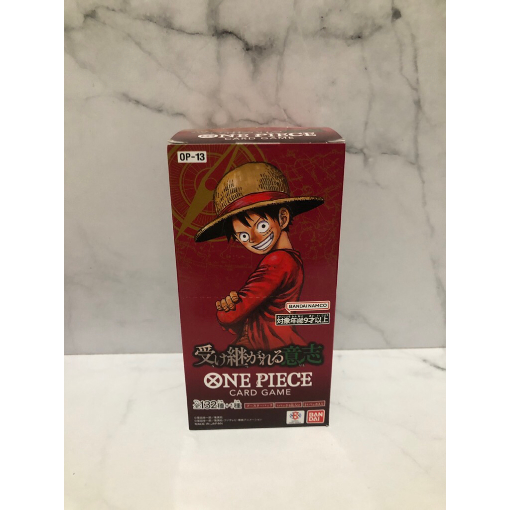 one piece op13 carrying on his will booster box japanese