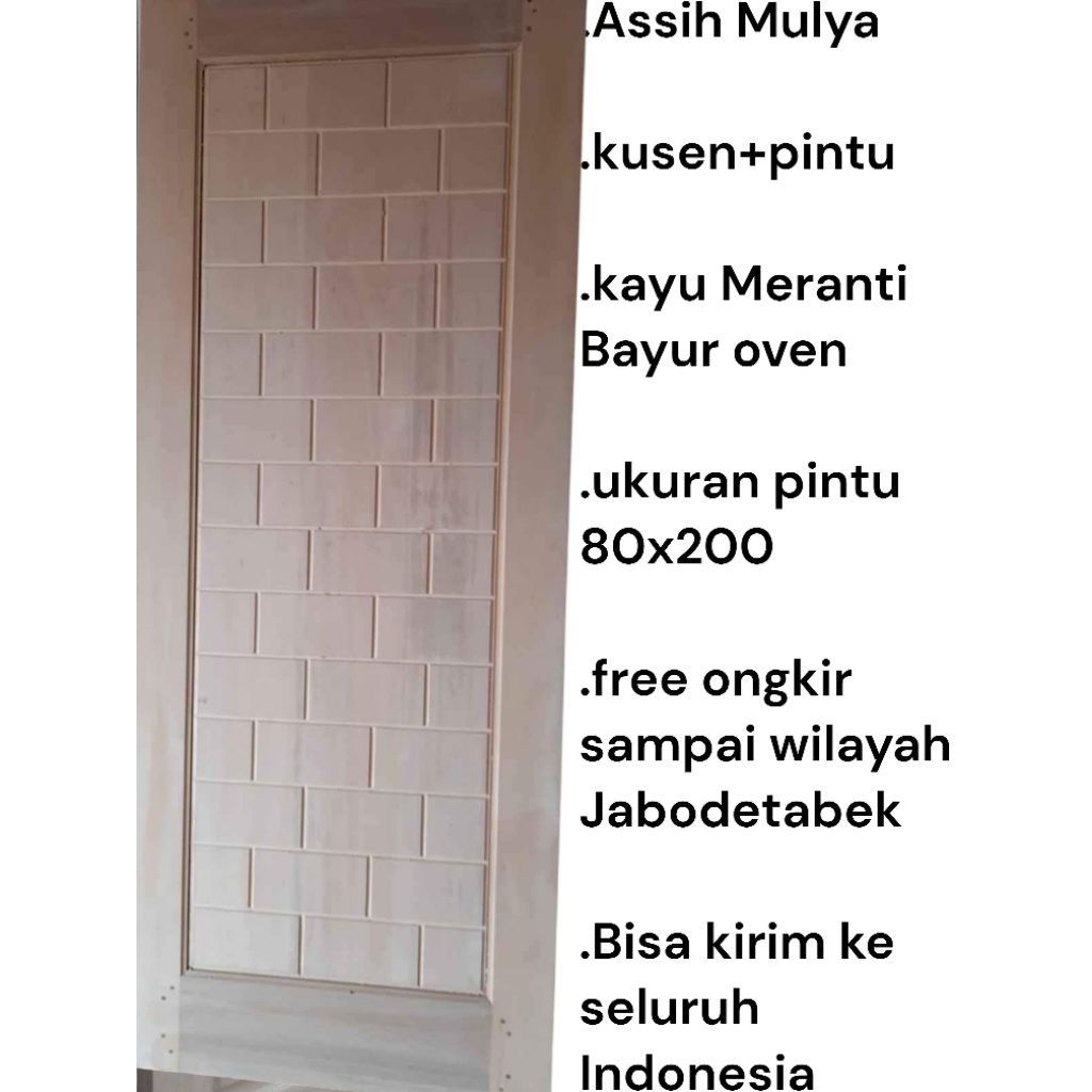 kusen dan pintu kayu Meranti Bayur oven