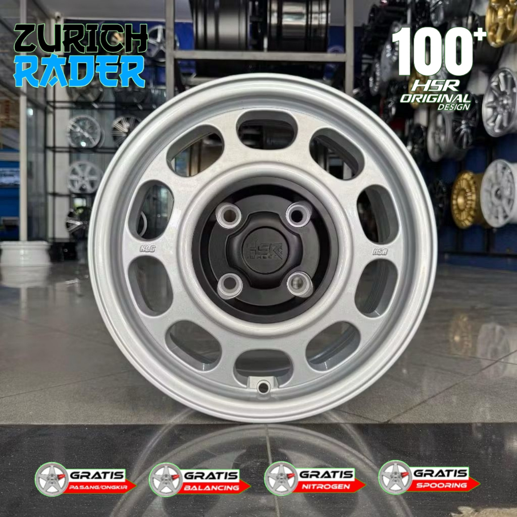 Velg Model Kaleng Ring 14 HSR  R14 PNP Airev Agya Brio Calya Picanto
