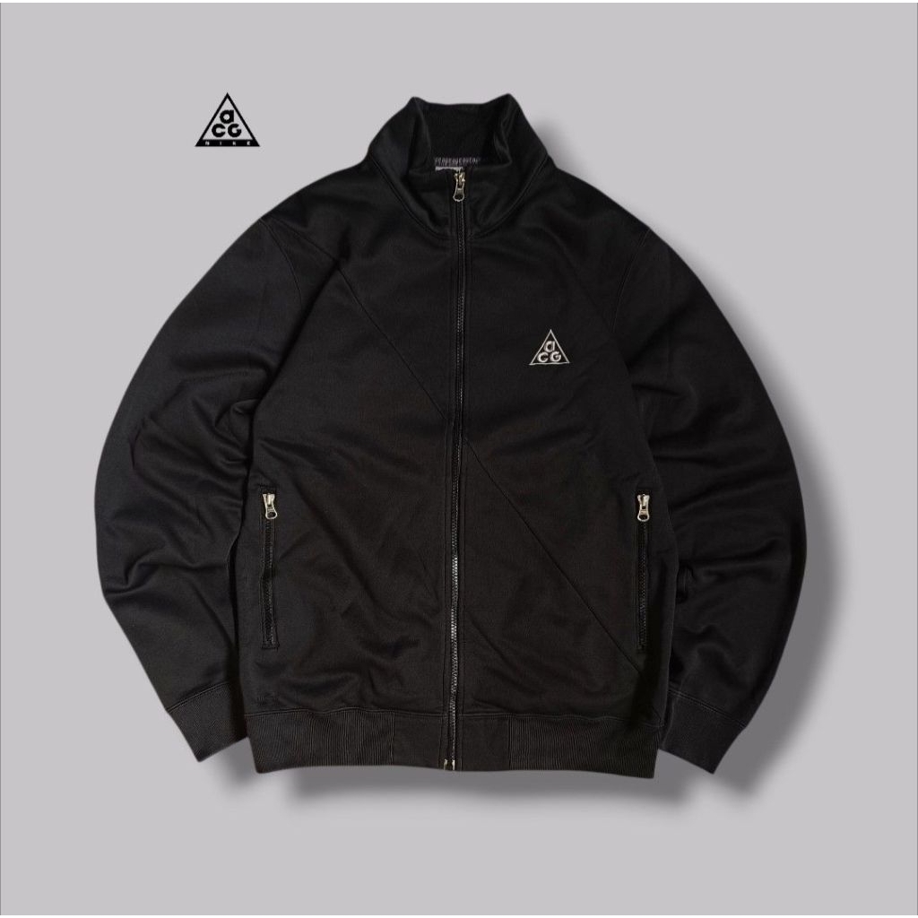 Vtg 2008s Nike ACG Tracktop Jacket - Black