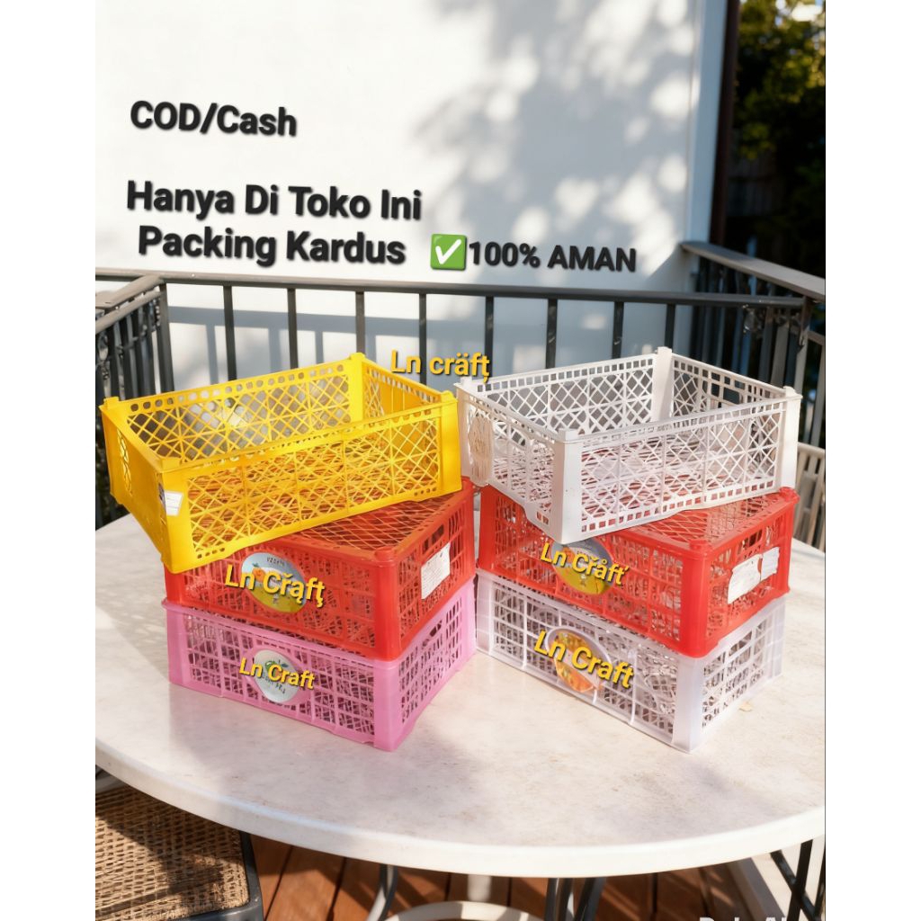 TERMURAH Keranjang JERUK+tutup/keranjang warna/keranjang serbaguna/keranjang packing/keranjang murah