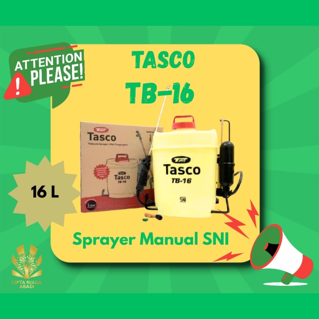 Sprayer Knapsack Manual Tasco TB-16