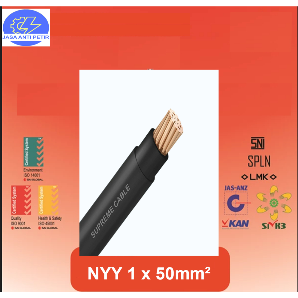 Kabel NYY 1 x 50mm