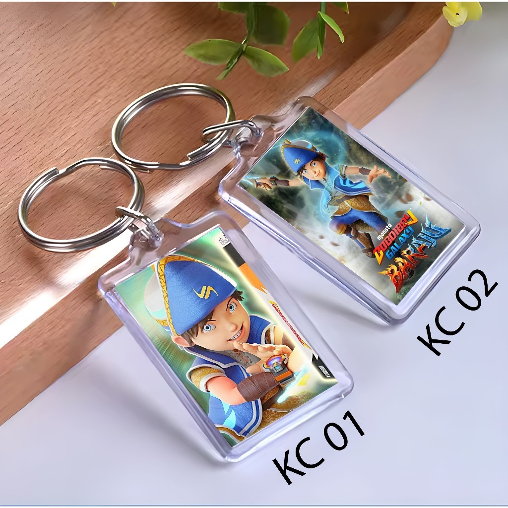 Keychain boboiboy sopan - Ganci boboiboy - Gantungan Kunci - boboiboy sopan