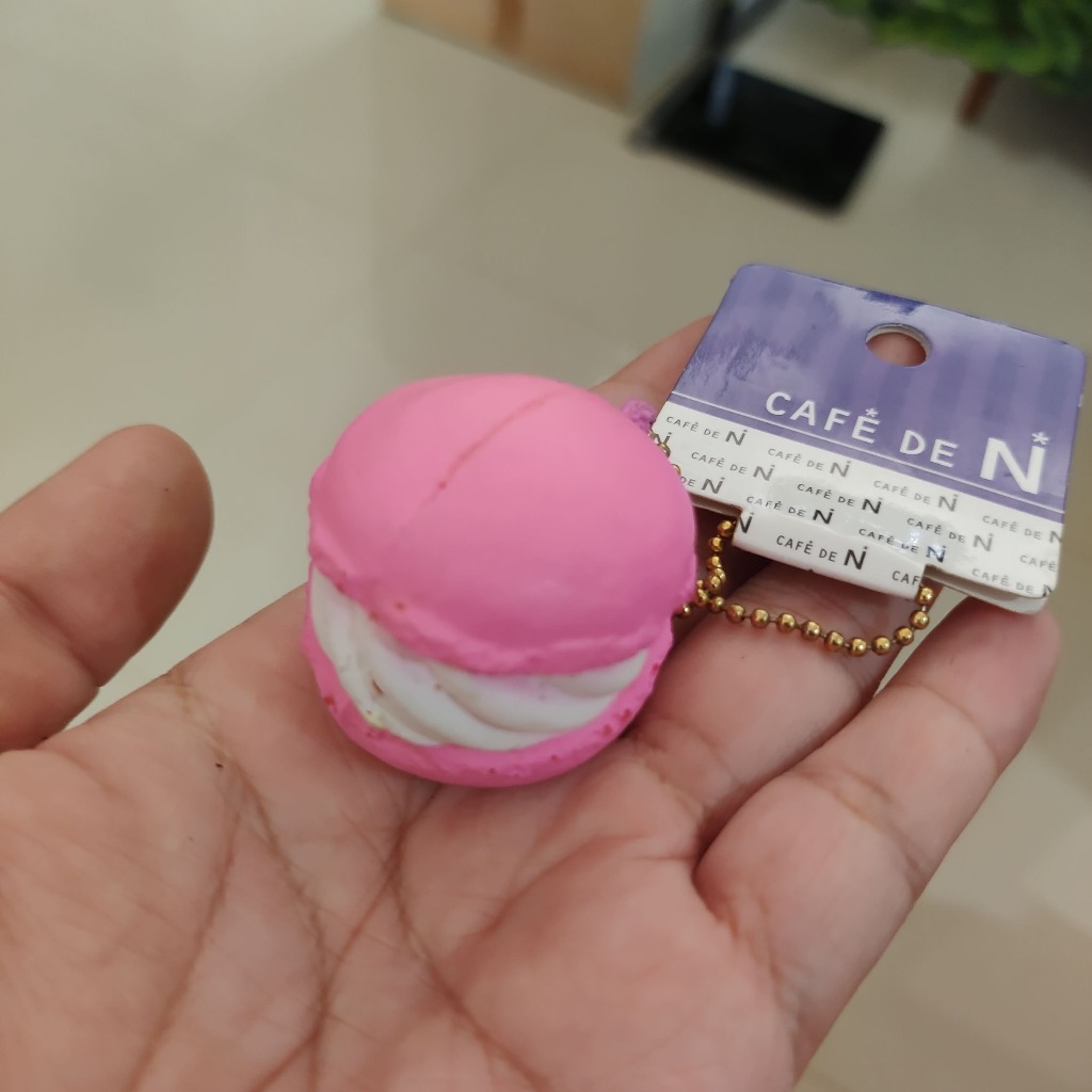 Squishy Macaron Cafe De N Pink Scented Koleksi Pribadi Manis (AVCDA101)