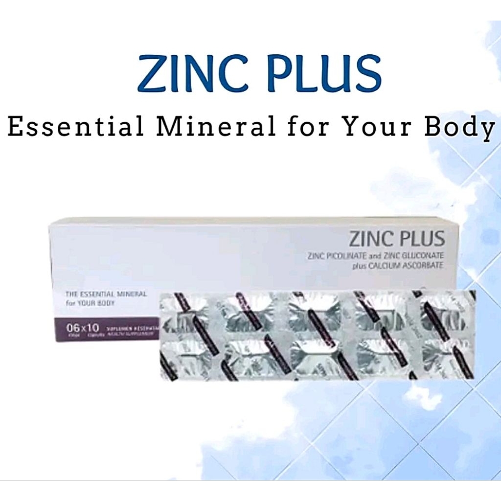 ZINC PLUS Suplemen Jerawat Rambut Rontok