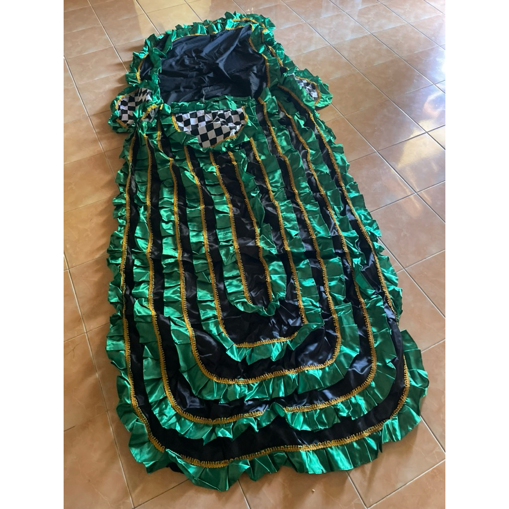 Kemul Barongan Dewasa Warna Hijau Hitam