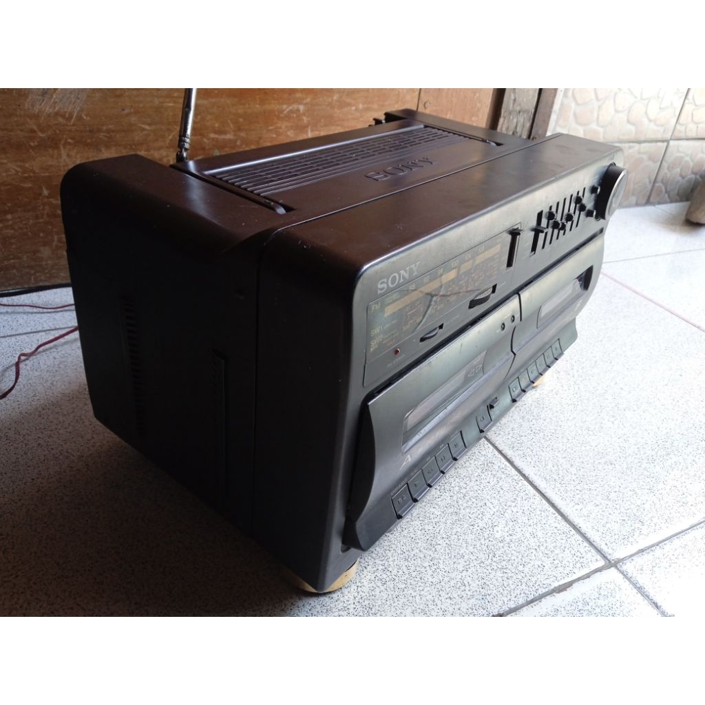Head Radio Sony jadul CFS- 701S, Semua normal kecuali tape