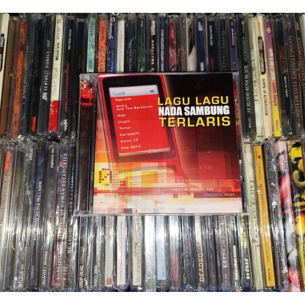 CD Lagu Lagu Nada Sambung Terlaris - Republik, Andra And The Backbone, Nidji, Dygta, Tompi, Dewa 19