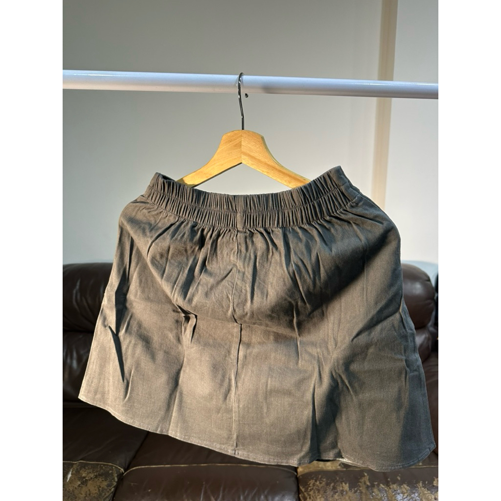 [PRELOVED/BEKAS] MINI SKIRT DENIM HALUS AKSEN KANCING