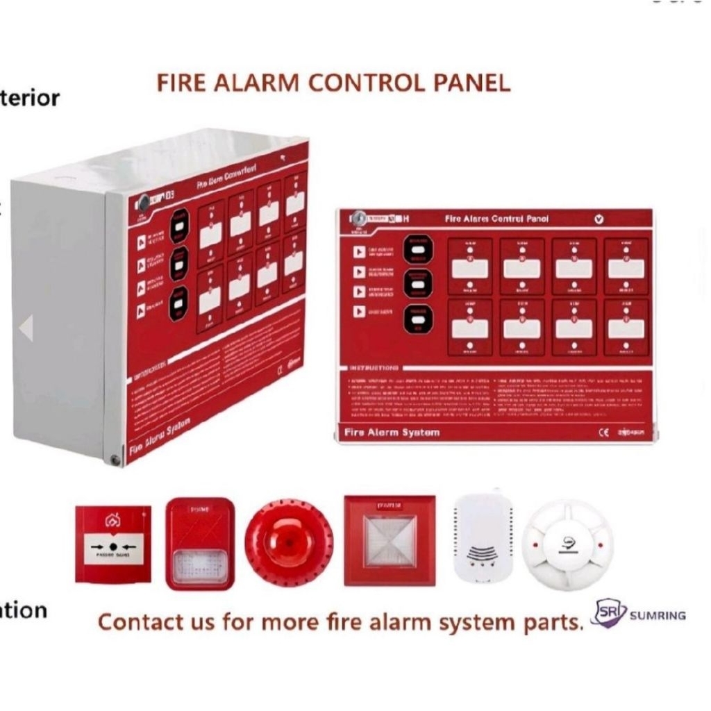 fire alarm control panel 4 zone mcfa 6 zone mcfa 8 zone mcfa konvensional