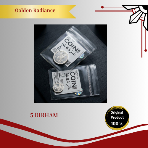 Key Silver 5 Dirham (15.55gram) Logam Mulia,Garansi Uang Kembali Include Sertifikat
