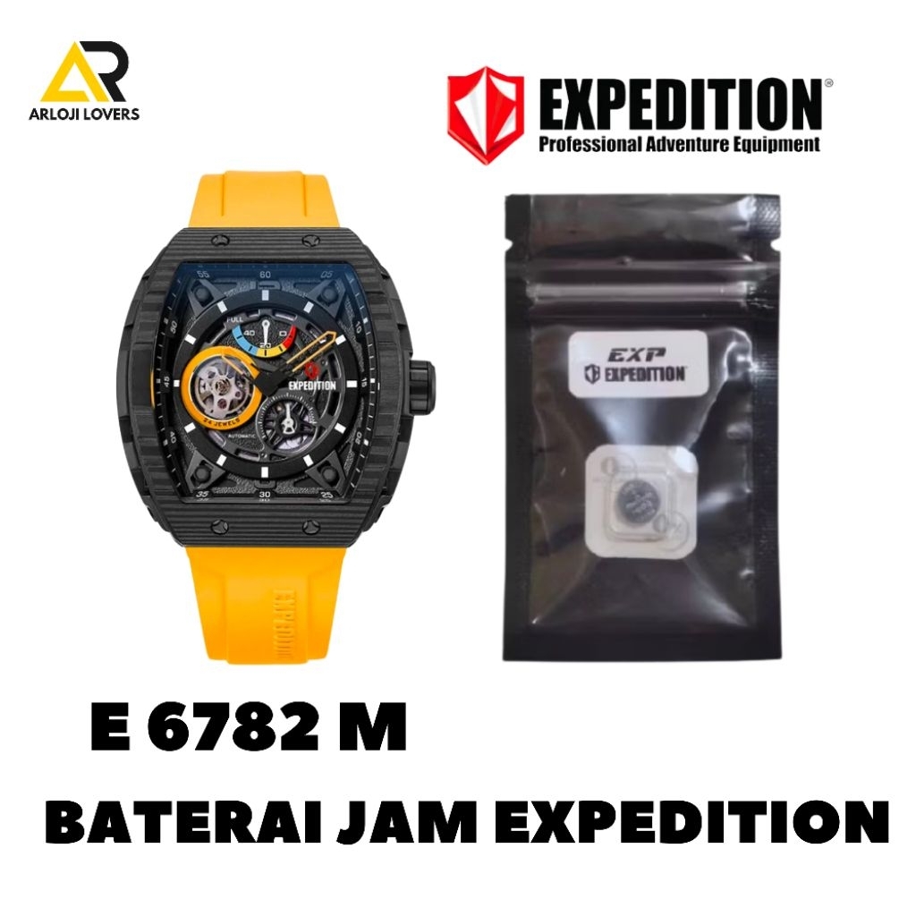Baterai Jam Expedition Type E 6782 M Original