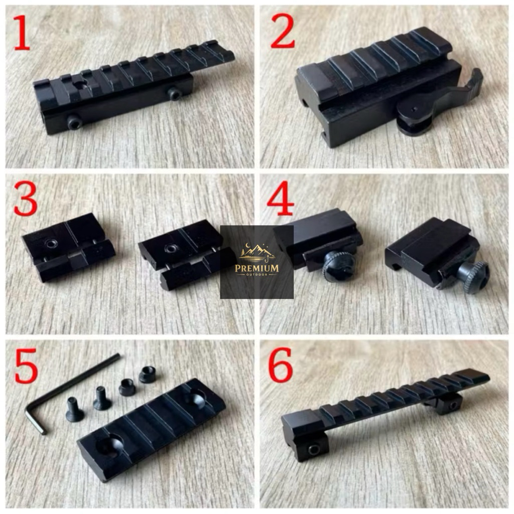 Rail mounting adapter konveter mounting scope tele telescope teleskop adapter rail konverter 20mm 22