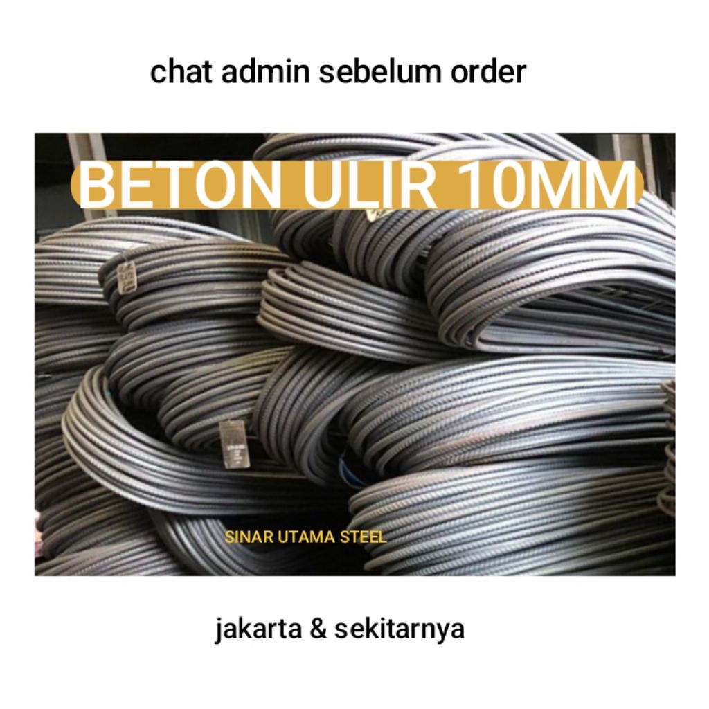 Besi Beton Ulir 10 mm SNI FULL SERTIFIKAT ts280 / Besi Beton Ulir 10mm Sni full sertifikat ts280