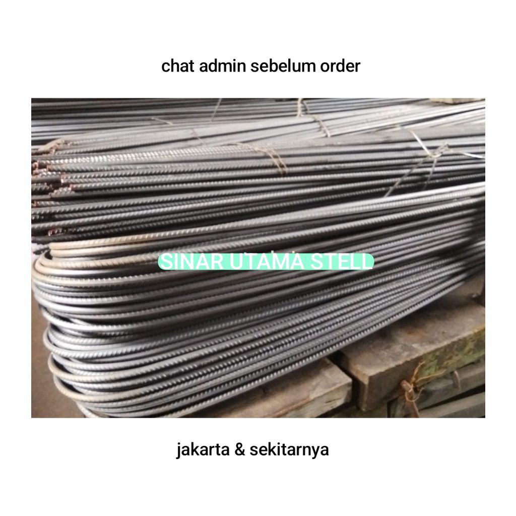 Besi Beton Ulir 13 mm SNI SERTIFIKAT/ Besi Beton 13mm ULIR  SNI SERTIFIKAT TS280