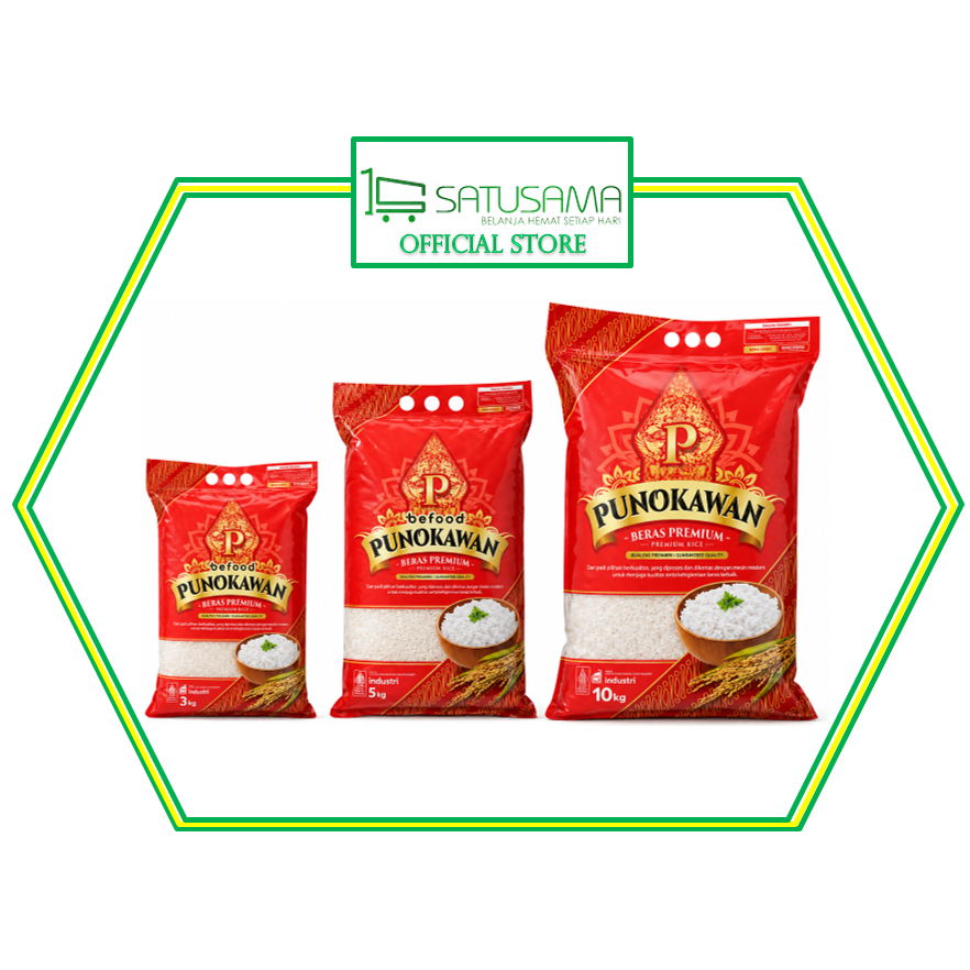 BERAS BEFOOD PUNOKAWAN 3 KG, 5 KG, 10 KG