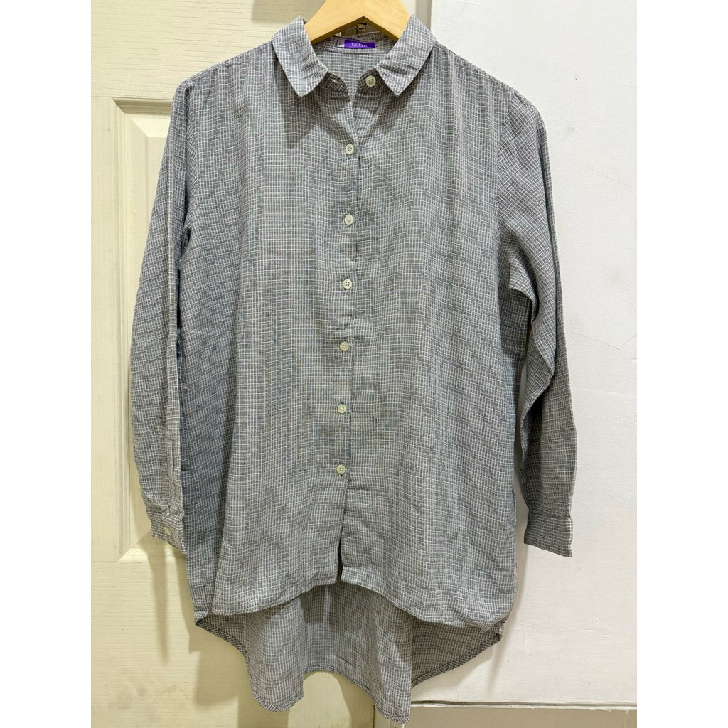 GEELA - SHIRT / KEMEJA KOTAK - KEMEJA KULIAH - preloved