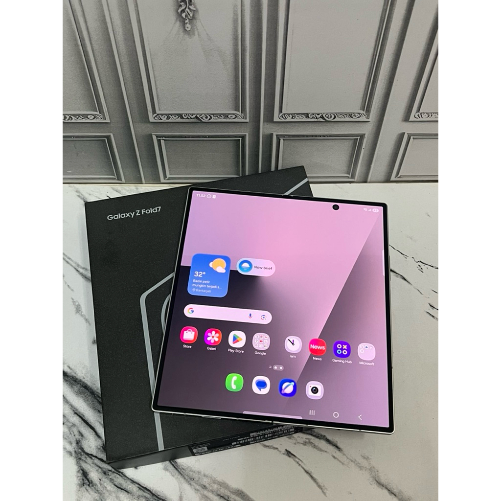 samsung Z Fold 7 12/512GB Second Resmi Sein Fullset